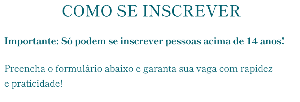 Como inscrever-se